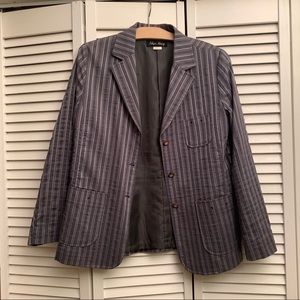 Lightweight multistripe blazer
